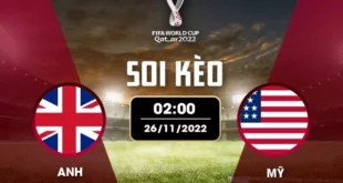 Soi kèo cuộc đối đầu  bảng B World Cup: Anh vs Mỹ