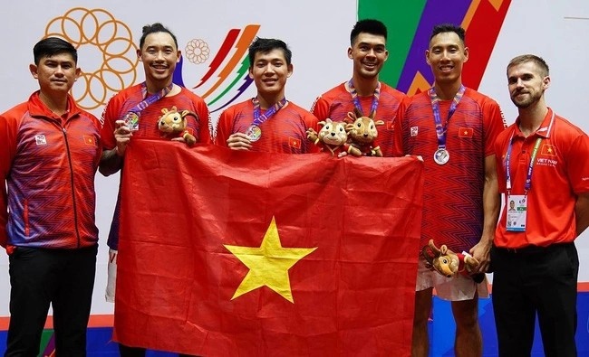 Đội tuyển nam bóng rổ 3x3 Việt Nam giành huy chương bạc lịch sử