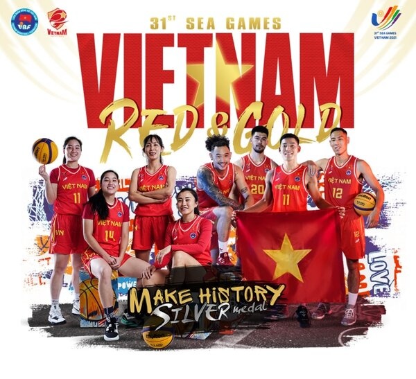 Đội hình bóng rổ Việt Nam tham dự giải Sea Game 31