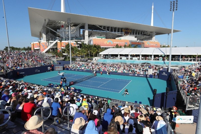 Lịch thi đấu tennis trong hôm nay, ngày mai là các trận đấu giải Miami Open