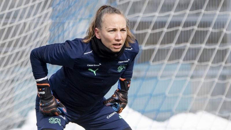 Thalmann - thủ môn đáng gờm góp phần quan trọng trong hành trình đưa Thụy Sĩ đến World Cup nữ 2023.